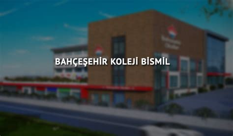 Bismil bahçeşehir koleji adresi